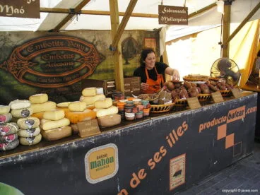 Puesto de Quesos en la Fira