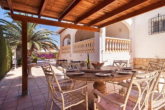 Terraza de la Casa Sandra Aguila Rent a Villa