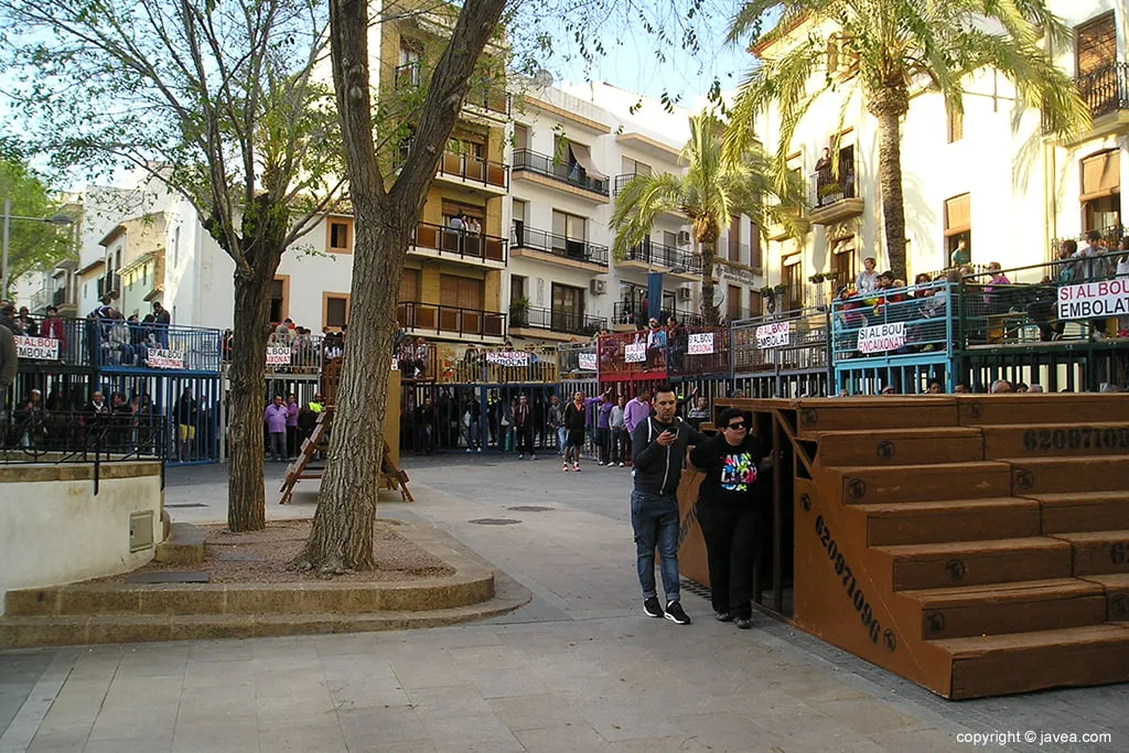 Bous al carrer en las fiestas del Nazareno