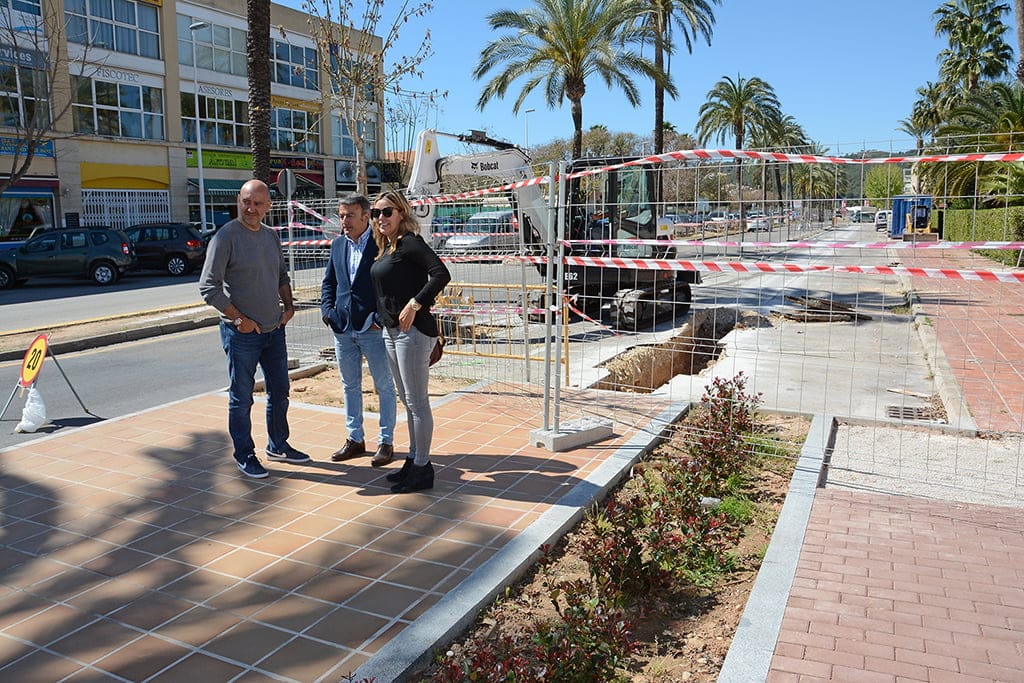 Chulvi y Mata en la obra del arenal