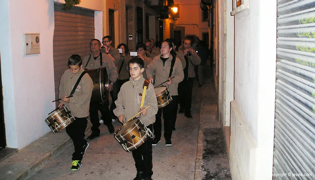 Colla Xirimitab's en el pasacalle de San Francisco de Paula.