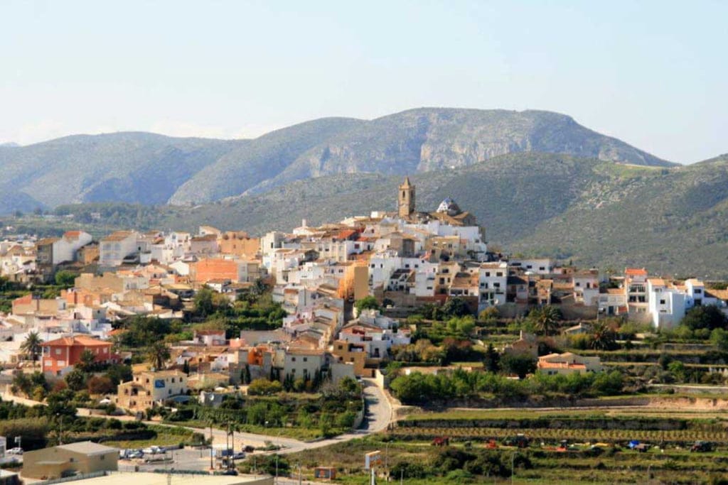 Vista general de El Poble Nou de Benitatxell