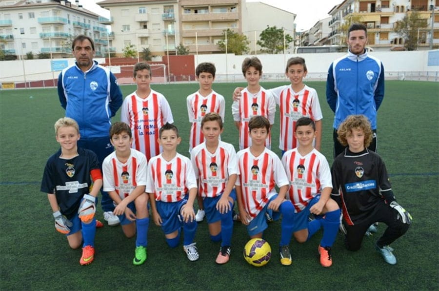 Equipo del CD Jávea Alevín B