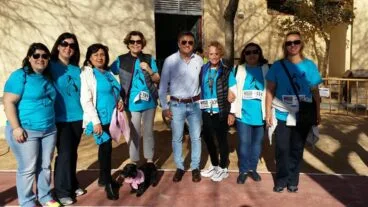 José Chulvi con algunas participantes