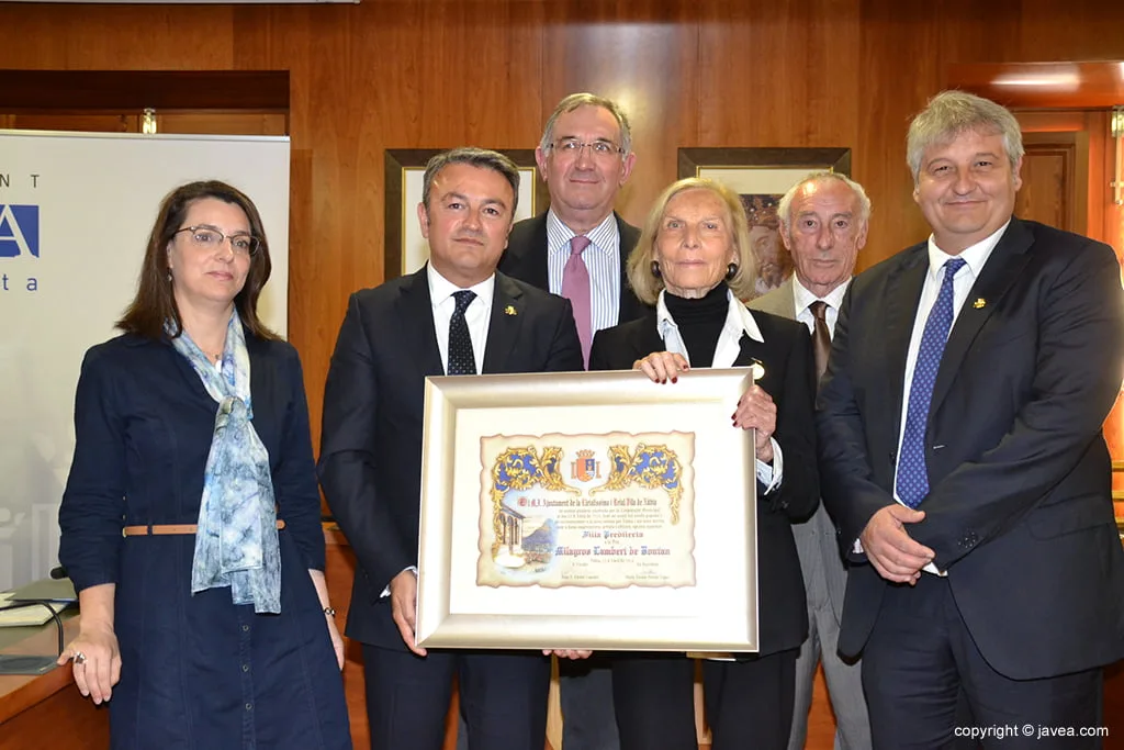 Los protagonista del acto