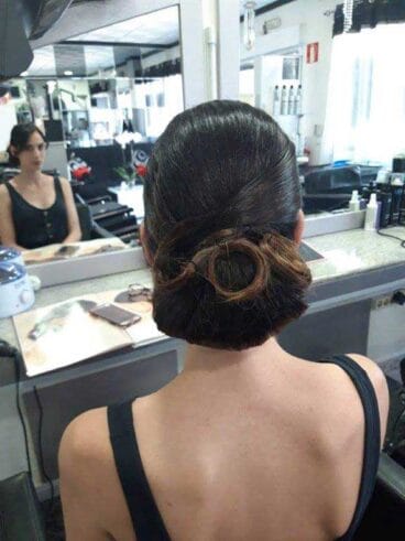 Moño bajo Prestige Peluquería