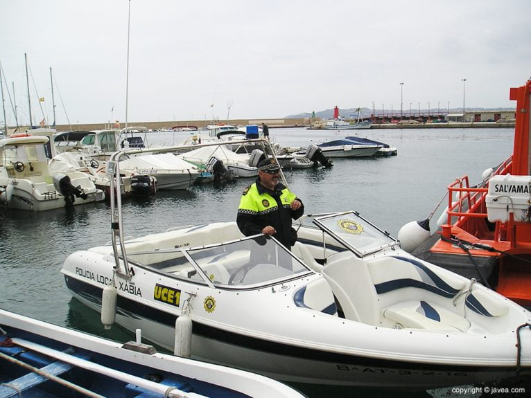 Nueva embarcación de la Policía Local de Xàbia