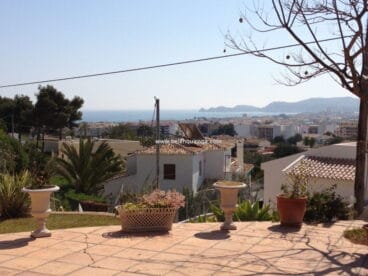 Vistas al mar desde la villa Belen Quiroga
