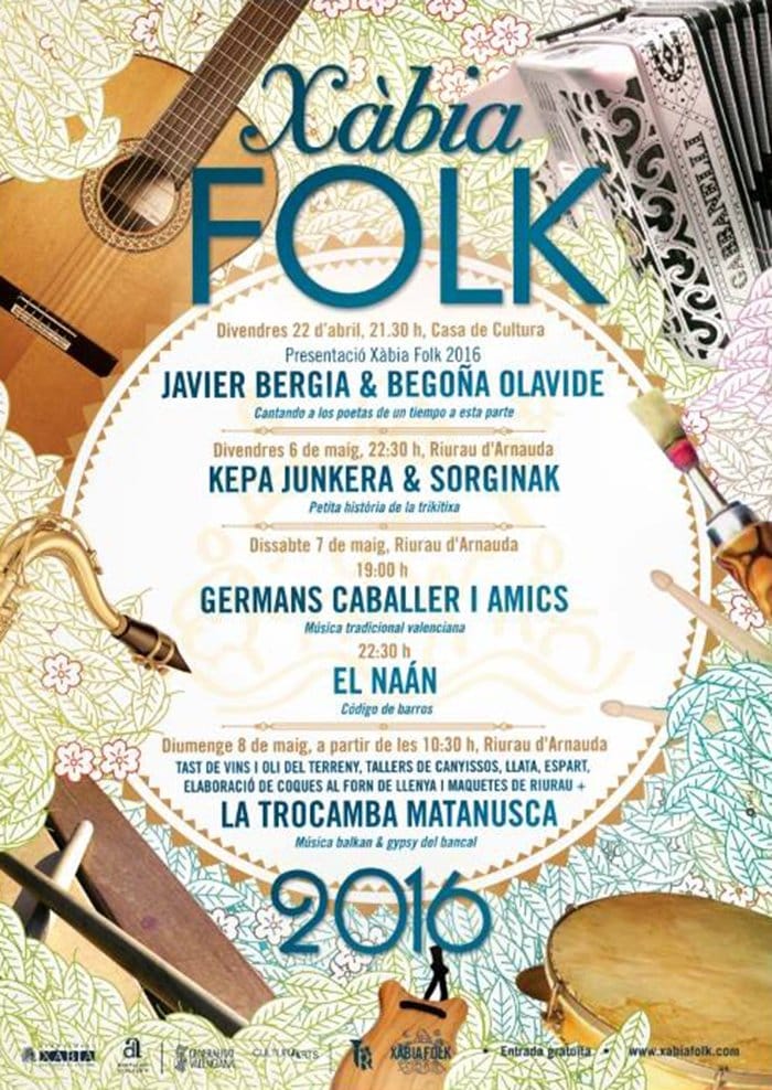 Cartel Festival Xàbia Folk