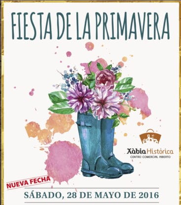 Cartel Fista de la Primavera en Xàbia