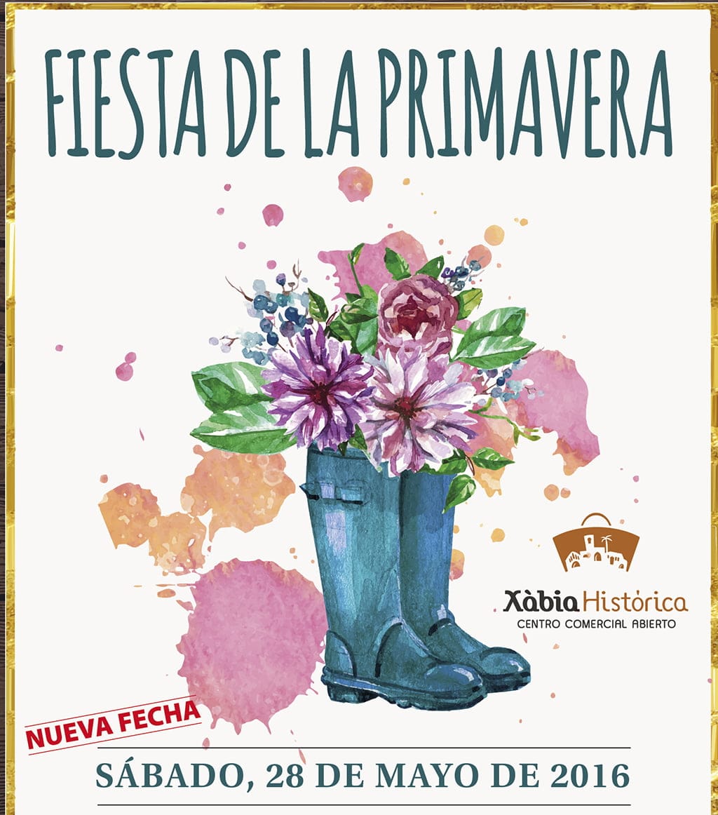 Cartel Fista de la Primavera en Xàbia