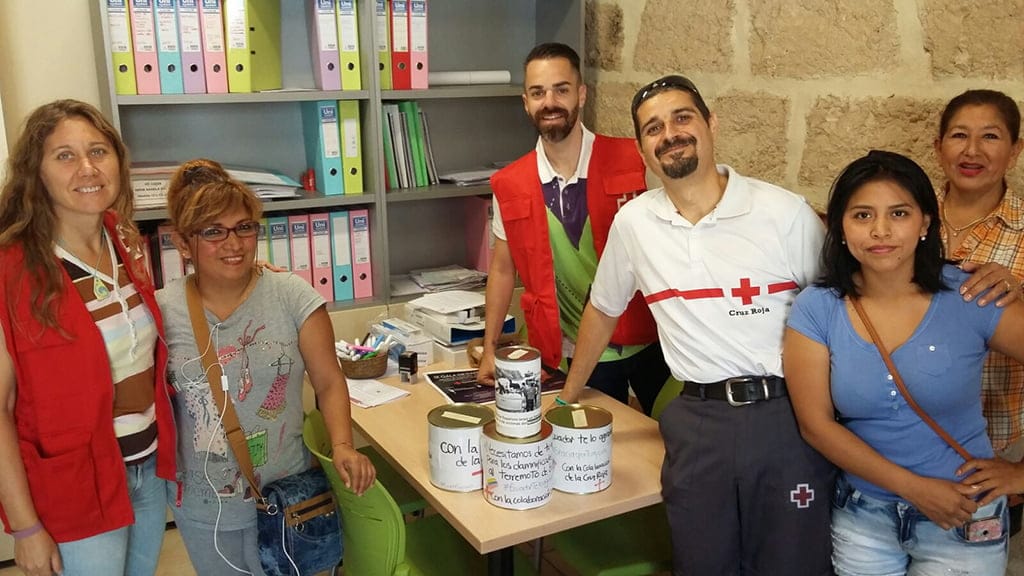 Voluntarios en la colecta Xabia-Ecuador