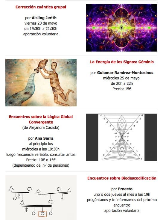 Cursos Mayo Centro de Terapias Mezquida