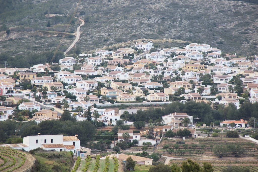 Edificaciones en El Poble Nou de Benitatxell