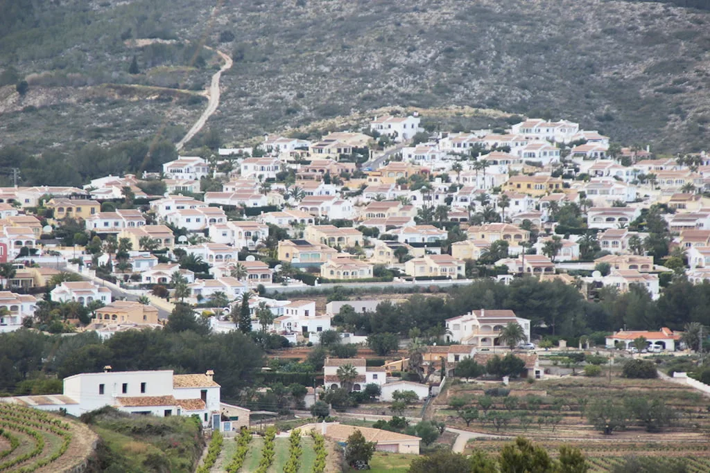 Edificaciones en El Poble Nou de Benitatxell