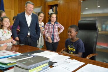 En el sillón del alcalde
