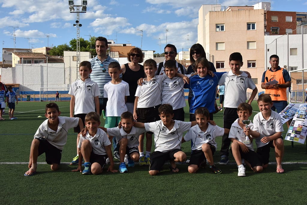 Equipo Prebenjamin del CD Jávea en Dénia