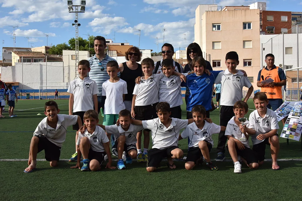 Equipo Prebenjamin del CD Jávea en Dénia