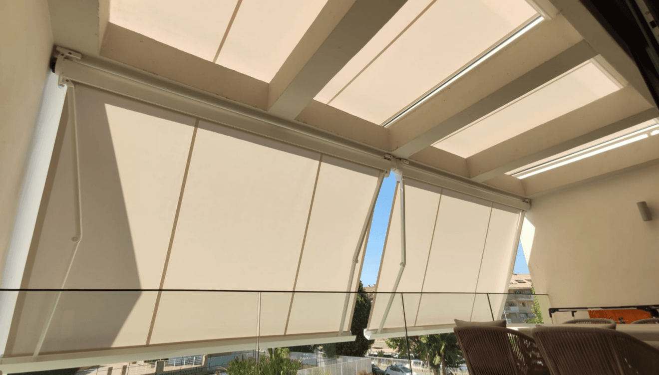 Instalación de pergolas y techos móviles para terrazas en Xàbia