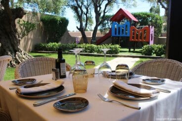 Mesa terraza Restaurante Masena