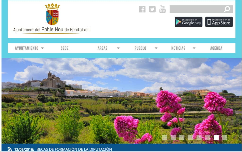 Nueva pagina web de Benitatxell
