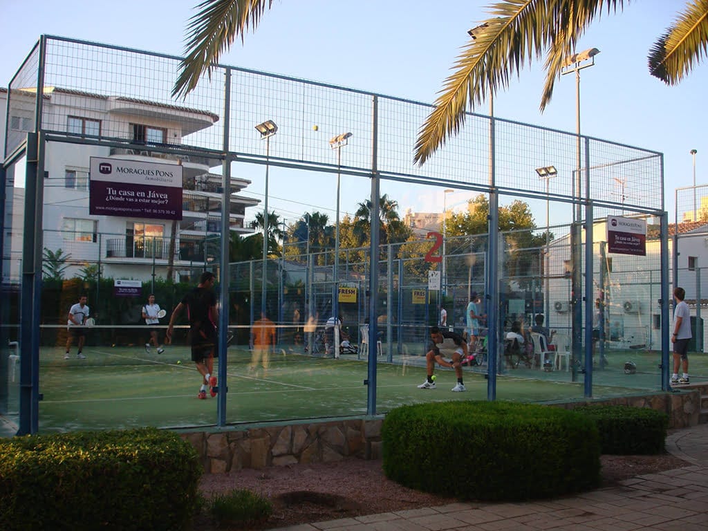 Pista de pádel del Club Tenis Jávea