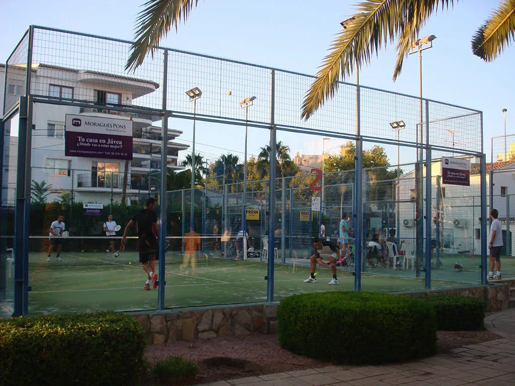 Pista de pádel del Club Tenis Jávea