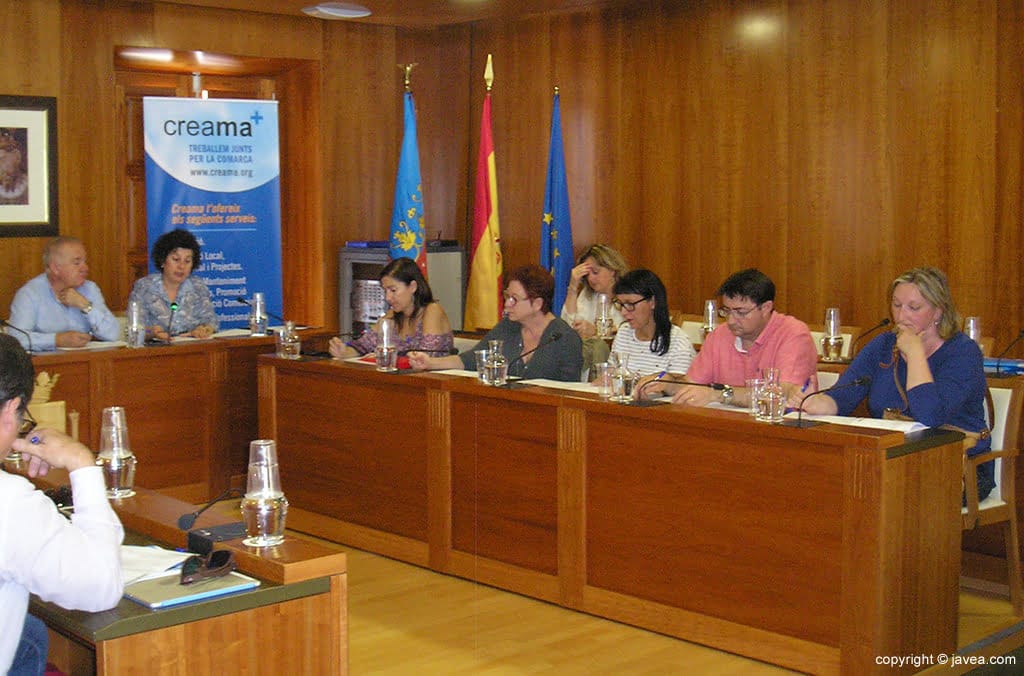 Primera Junta de Creama en Xàbia
