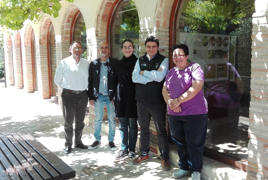 Silvestre con Scotto y el alcalde de Rotová Antonio García