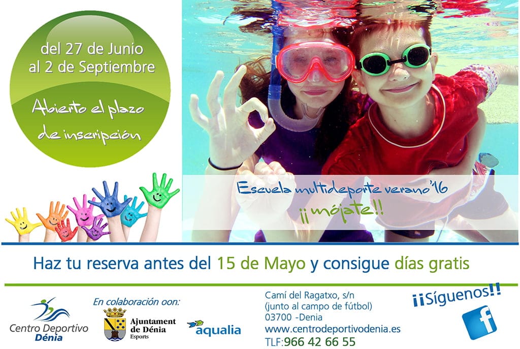 Verano en Centro deportivo denia