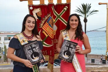 Abanderadas de Moros y Cristianos 2016 en Xàbia