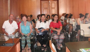 Asistentes a la presentación del Festival Internacional