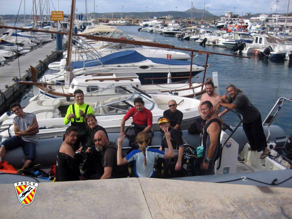 Participantes en el campeonato autonómico de fotografía Subacuática