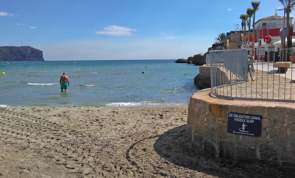 Canal para deportistas en el Arenal