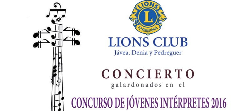 Cartel del Concierto Lions Jávea