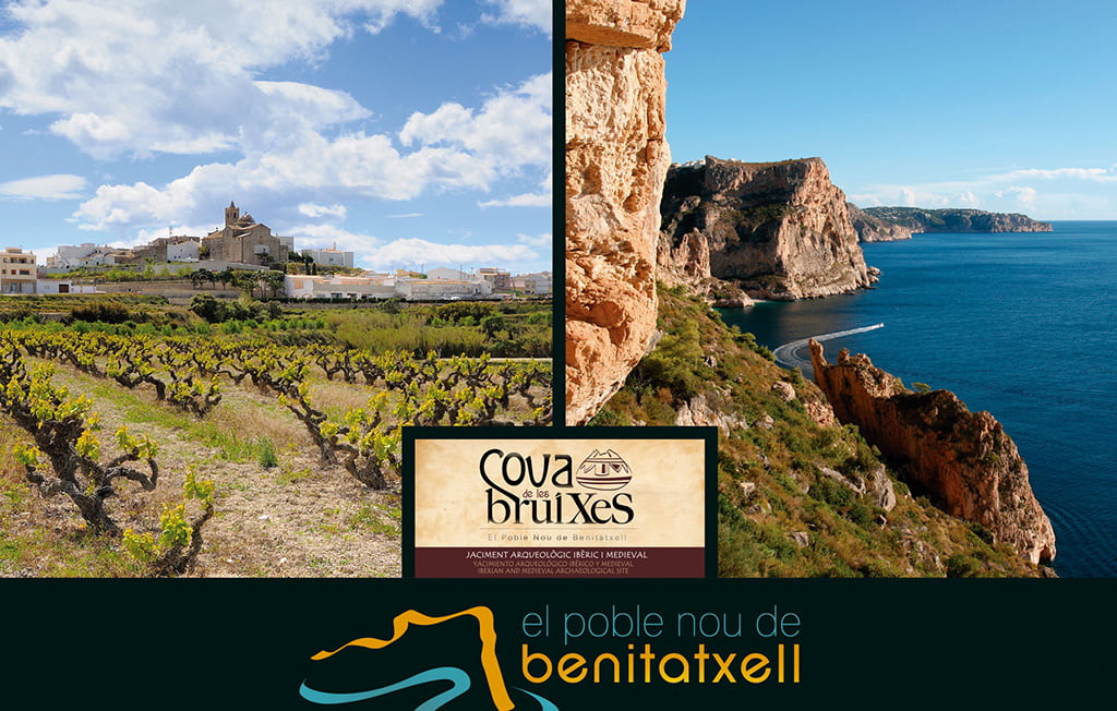 Cartel de las rutas de Turismo de Benitatxell