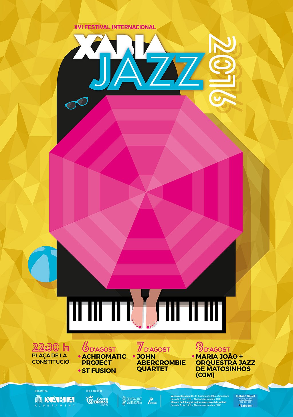 Cartel del XVI Xàbia Jazz