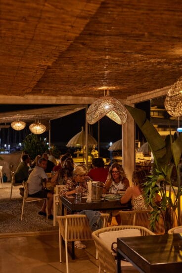 Cena junto al mar en Cala Bandida