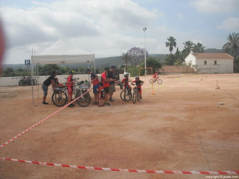 Circuit VTT lors de la journée sportive de Xàbia