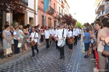 Colla Xirimitab’s de Xàbia en la ofrenda