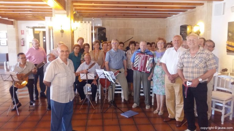 Coro de la asociación de jubilados Amanecer de Xàbia