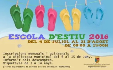 Escola d’Estiu Poble Nou de Benitatxell 2016