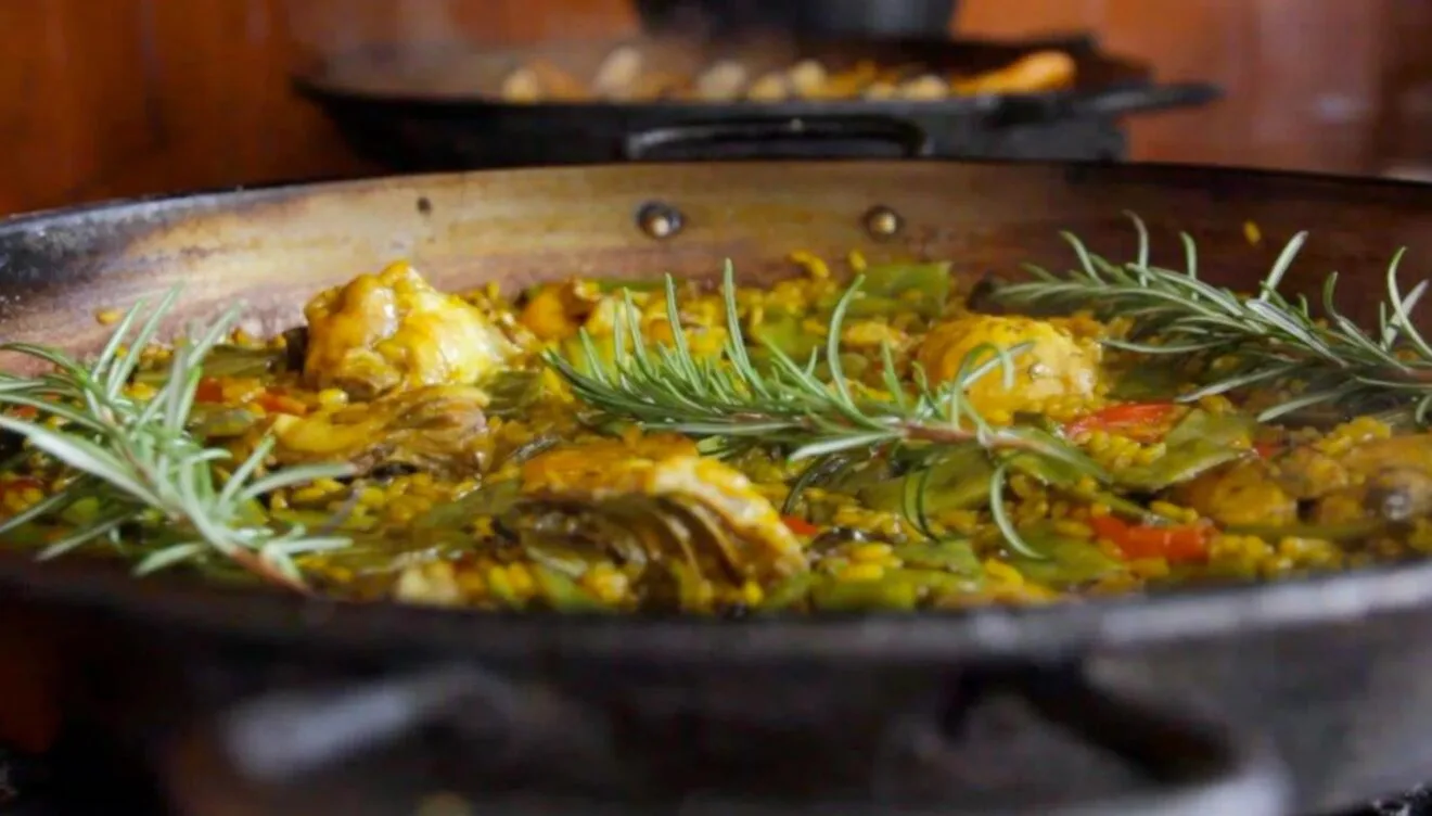 Paella de carne El Trencall