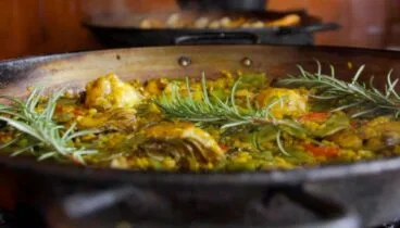 Paella de carne El Trencall