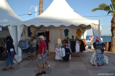 Puesto productos textiles