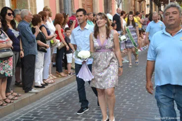 Representante de las Fiestas de Moros y Cristianos de Xàbia