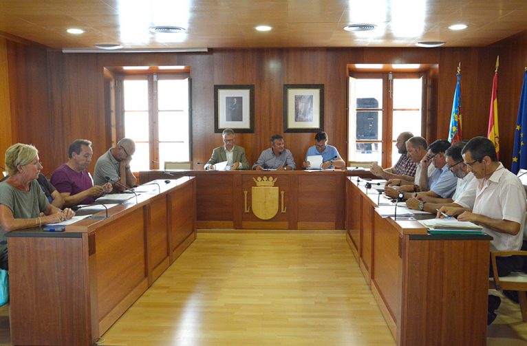 Reunión de pesca en el ayuntamiento de Xàbia