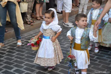 Simpatica pareja de festeros