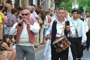 Tabalet i Dolçaina en la ofrenda