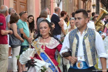 Una de las presidentas de Fogueres de ejercicios anteriores